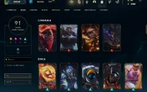 Fullacesso - Conta De 2015 - 91 Skins - Level 169 - 109 Camp