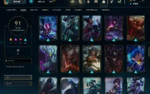 Fullacesso - Conta De 2015 - 91 Skins - Level 169 - 109 Camp