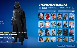 Conta Fortnite Rara Star Wars, Naruto, FNCS Axe Aceito Propo