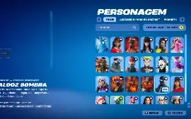 Conta Fortnite Rara Star Wars, Naruto, FNCS Axe Aceito Propo