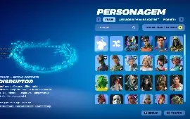 Conta Fortnite Rara Star Wars, Naruto, FNCS Axe Aceito Propo