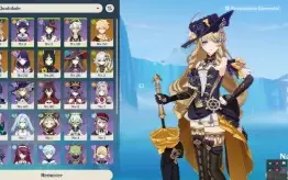 Conta Genshin impact raiden c2, navia + bis, ayaka + bis