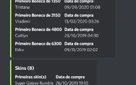 Recuperação E Dados De Acc Lol