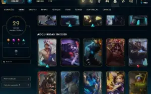 Conjunto de contas LoL - Full Acesso