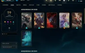 Conjunto de contas LoL - Full Acesso