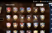 Conta de epic seven com 4 ML +1000 folhas+ 16 k de gemas