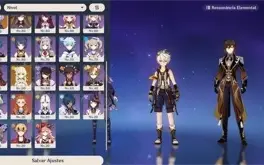 AR 57 NA - Ayato, Ayaka, Hutao, Venti, Zhongli, Raiden e +