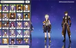 AR 57 NA - Ayato, Ayaka, Hutao, Venti, Zhongli, Raiden e +