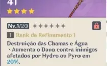 AR19 - Kokomi + Jean + Personagens t4 + 3 armas t4