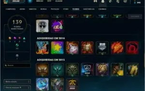 Conta Lol 8 Anos RARA, lvl 135 & Wild Rift Esmeralda