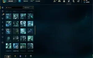 Conta Platina 4 com TODOS os champs e 141 Skins + 50 Espolio