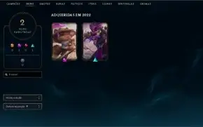 Conta LoL Diamante 4 smurf com 71% de win rate