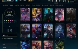 Conta LOL nível 370 - 220 skins - 2 ultimates (MF/Sona)