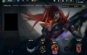 Conta LOL nível 370 - 220 skins - 2 ultimates (MF/Sona)