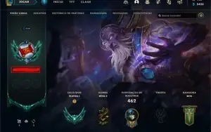 Conta PLATINA 1 - 241 SKINS + Todos CHAMPS