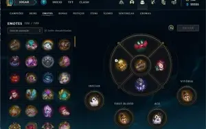 Conta PLATINA 1 - 241 SKINS + Todos CHAMPS