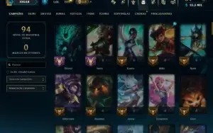 Esmeralda 1 com 95 Champs e 15 Skins
