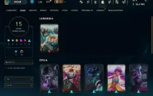 Esmeralda 1 com 95 Champs e 15 Skins