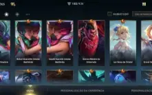 Ex Desafiante-185 Skins(Muita Lendária/Épic)-Wukong Radiante