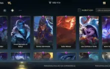 Ex Desafiante-185 Skins(Muita Lendária/Épic)-Wukong Radiante