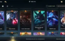 Ex Desafiante-185 Skins(Muita Lendária/Épic)-Wukong Radiante