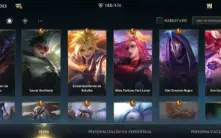 Ex Desafiante-185 Skins(Muita Lendária/Épic)-Wukong Radiante