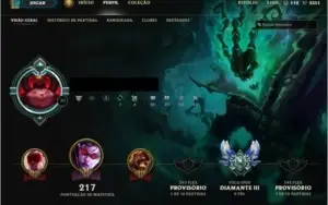 Conta Diamante III | League of Legends| 80 champs|2 pgs runa