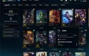 Conta de lol mestre com 17K EA