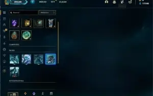 Conta de lol mestre com 17K EA