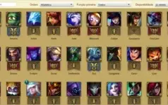 Conta League of Legends Platina 4