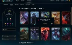 B2 - Skins Lendarias e Epicas + 57 Champs