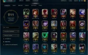 B2 - Skins Lendarias e Epicas + 57 Champs
