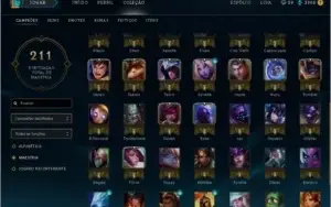 B2 - Skins Lendarias e Epicas + 57 Champs