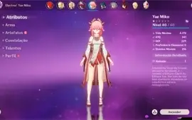 CONTA GENSHIN IMPACT AR 33 COM DILUC E YAE MIKO
