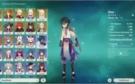 AR57 Xião Hutão Kazuha Kokomi Venti Childe Mona C1 Diluc...