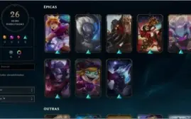 CONTA LEVEL 162, ELO GOLD 3 - SERVIDOR BRASILEIRO - 2016