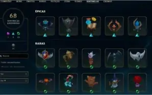 Conta do lol rara