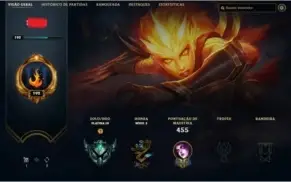 Conta do lol rara