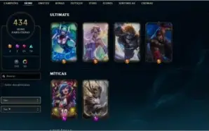 Conta do lol rara