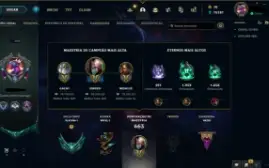 CONTA DE 2013, VARIAS SKINS E TODOS CAMPEÕES