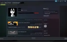 Conta CSGO PRIME AKX insígnia lealdade