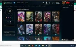 CONTA Mestre 300PDL. 157 skins+138 cromas, antiga s4