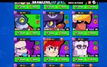Conta Brawl Stars Full +9 /40 mil de ouro - 67/68 Brawlers