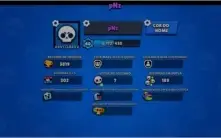 Conta lvl 40, 3k de troféus, 20 brawlers e 96 gemas