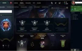 Conta League Of Legends Prata 1 150 skins