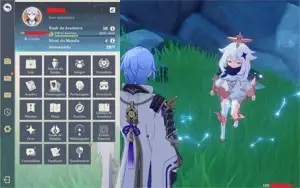 Conta com Ayato e a espada dele (Maremoto) e Qiqi (lvl 38)