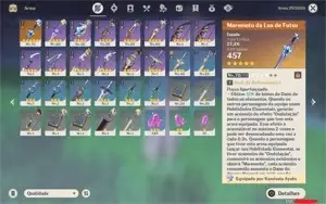 Conta com Ayato e a espada dele (Maremoto) e Qiqi (lvl 38)