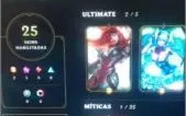 Conta lvl 80+2 skins ultimate+2800 de Essência laranja
