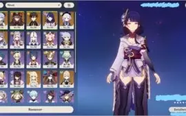 Conta Genshin Impact AR 58 - Muitos 5 estrelas