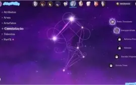 Conta Genshin Impact AR 58 - Muitos 5 estrelas